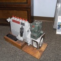A Bosh diesel engine fuel pump with a Woodward governor application.